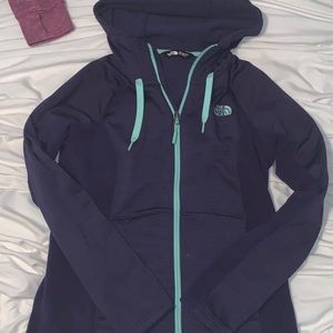 North face zip up hoodie